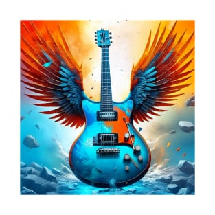 Winged Guitar T-Shirt