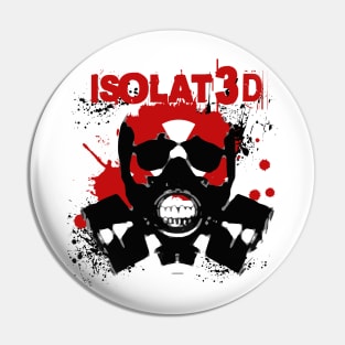 Badass Isolated Skull Graphic Pin