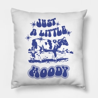 Retro and Funny Cow Country Farmer Cow Lover Cute Farmer Girl To Cure Seasonal Depression Meme Pillow