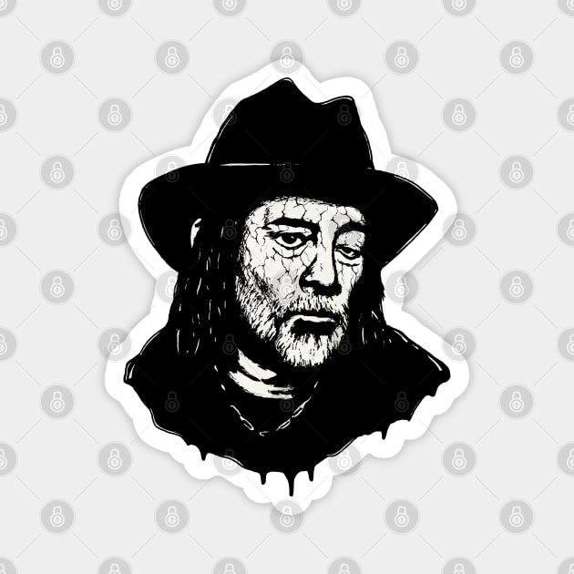 Thom Yorke Portrait Art Magnet by surmind