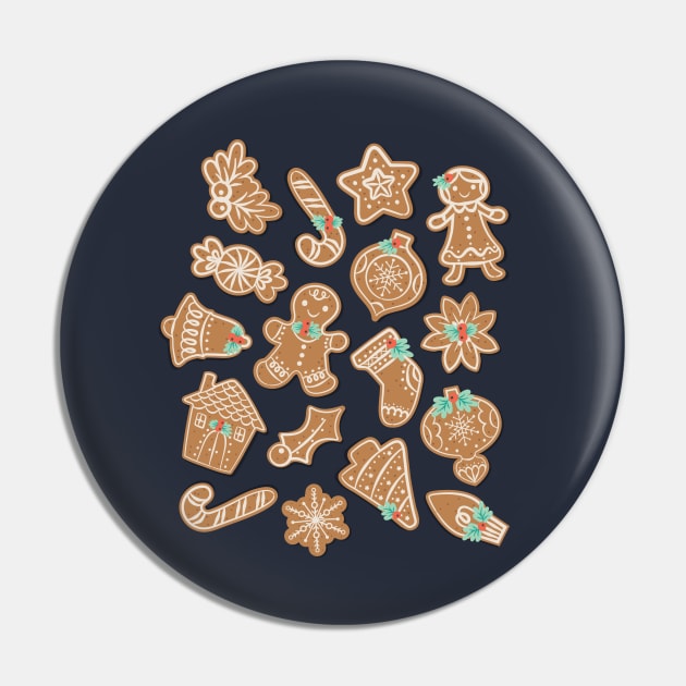 Gingerbread Cookies Pin by allisonromerodesign