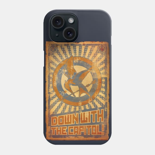 Down With The Capitol Phone Case by scragglerock