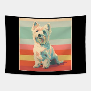 West Highland White Terrier in 80's Tapestry