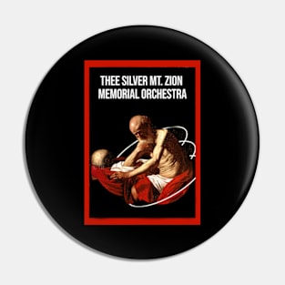 A Silver Mt. Zion Memorial orchestra Pin