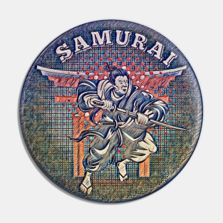 Samurai Japanese style Pin