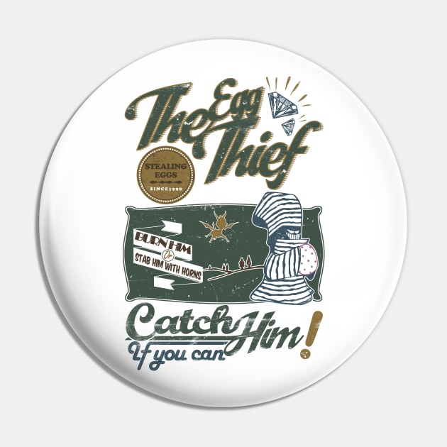 The Egg Thief Pin by ManuelDA