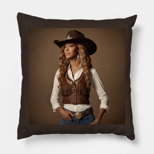 cowgirl Beyoncé Pillow