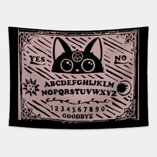 Ouija cat Tapestry