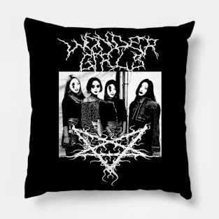 Black Metal Wonder Girls Pillow