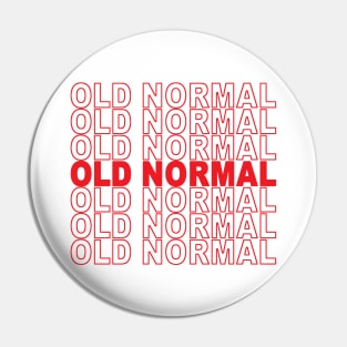 Old Normal Bag Design Pin