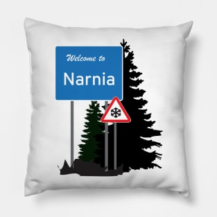 Narnia traffic Pillow