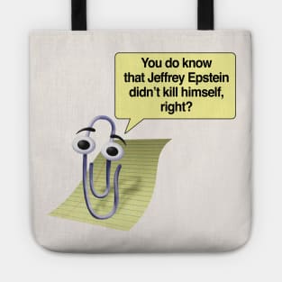 Microsoft Clippy / Jeffrey Epstein Tote