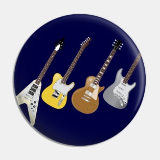 Vintage Electric Guitars Pin