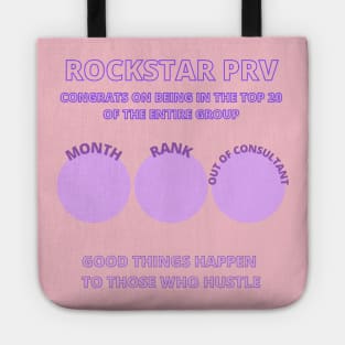 scentsy rockstar prv consultant gift promotion, month, rank Tote