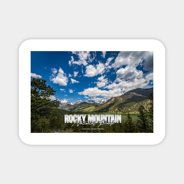 Rocky Mountain National Park Magnet by Gestalt Imagery