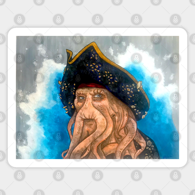 Pirates Life Davy Jones Pirates Sticker Teepublic