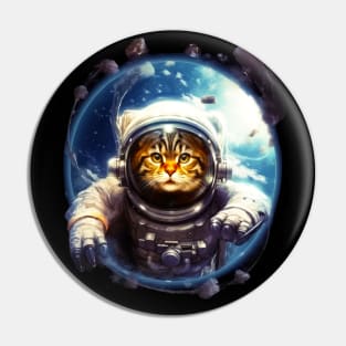 Astro Cat Adventure Pin