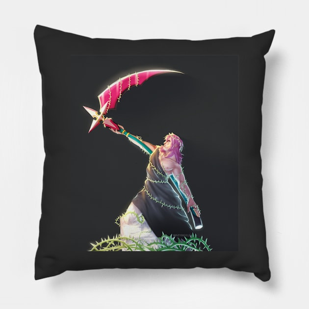 Beau Mais Fatale Pillow by VenaCoeurva