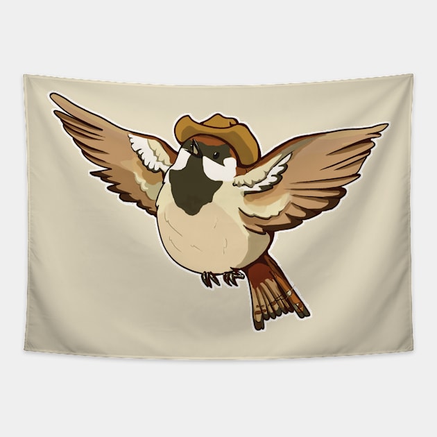 Cheep-haw! Tapestry by LocalCryptid