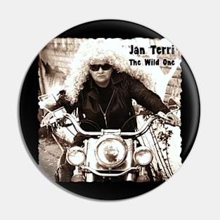 Jan Terri With Motorcycle Pin