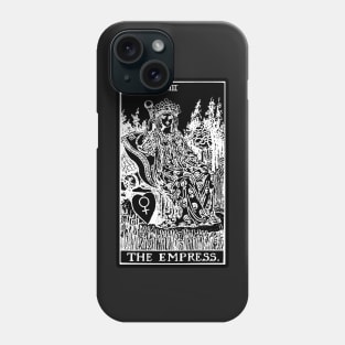 III. The Empress Tarot Card | Obsidian and Pearl Phone Case