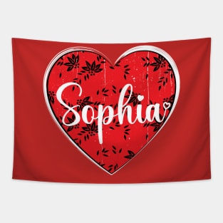 I Love Sophia First Name I Heart Sophia Tapestry