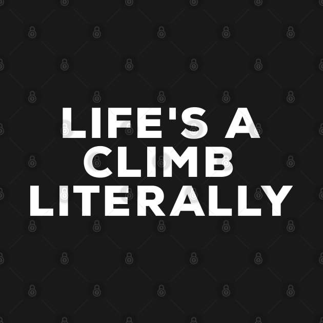 Life's a Climb Literally by NomiCrafts
