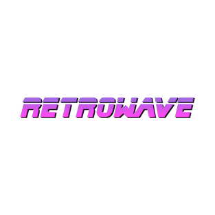 RETROWAVE (on white) T-Shirt