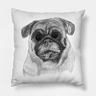 Billy The Pug Pillow