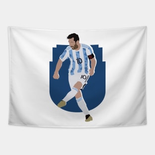 Lionel Messi Argentina Captain Copa America Tapestry