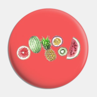 Tropical fruits Pin