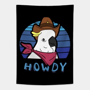 Aesthetic Howdy Sulphur Cockatoo Tapestry