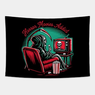 Horror Movie Addict Tapestry