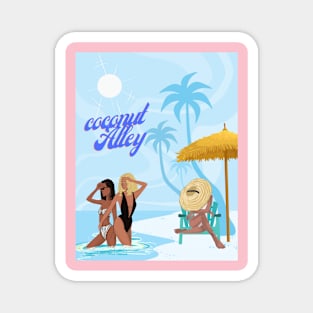 Coconut alley Magnet