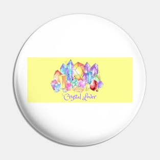 Crystal Lover Pin