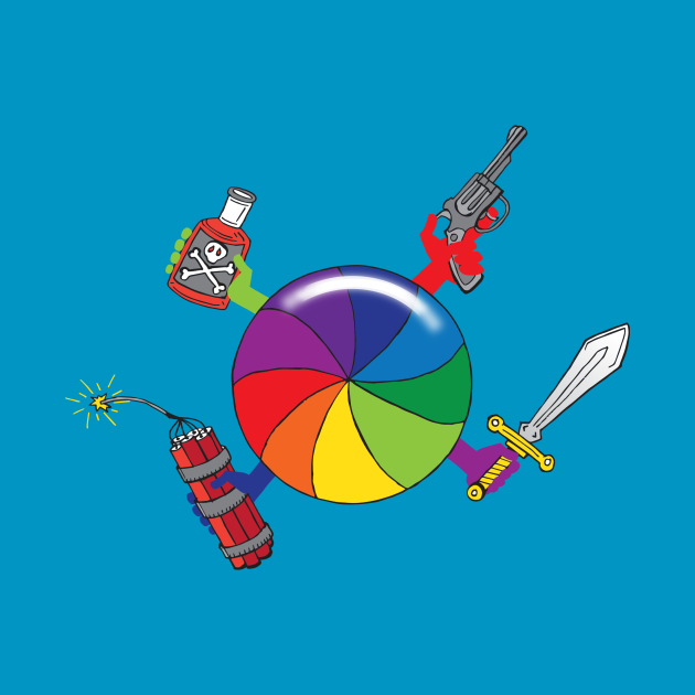 Spinning Beach Ball of Death Mac TShirt TeePublic