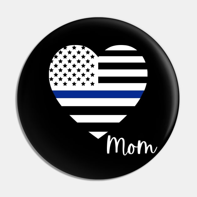 Police Mom Pin by Hello Sunshine