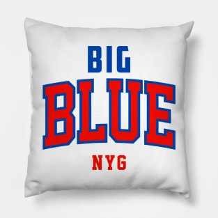 Big Blue Football Pillow