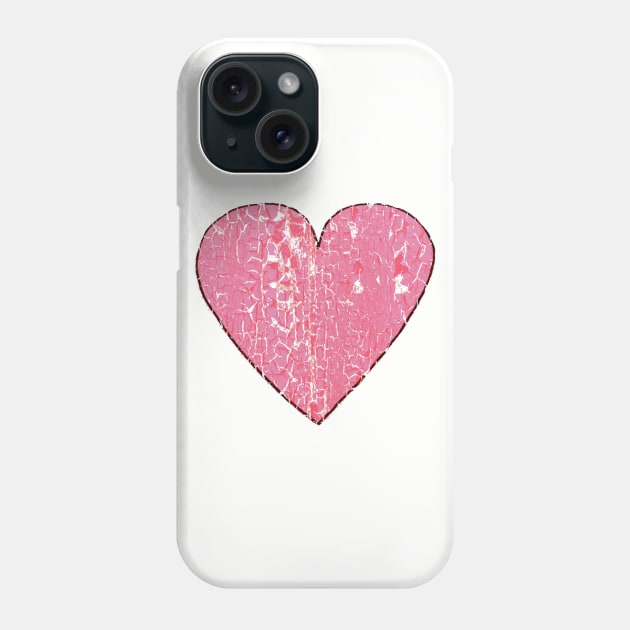 WORN OUT HEART Phone Case by wanungara