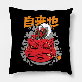 Jiraiya summoning jutsu Anime Fanart Pillow