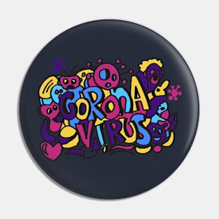 Corona Virus Pin