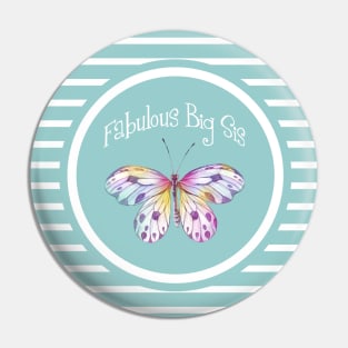 Fabulous Big Sister Butterfly Pin