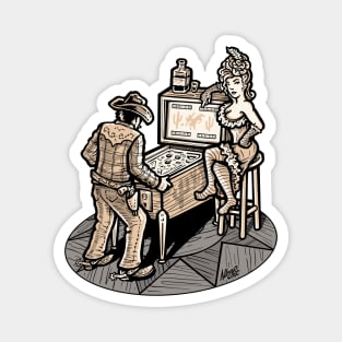 Shootenanny Pinball Cowboy Saloon Arcade Magnet