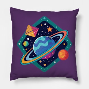 Geometric Saturn in Galaxy Pillow