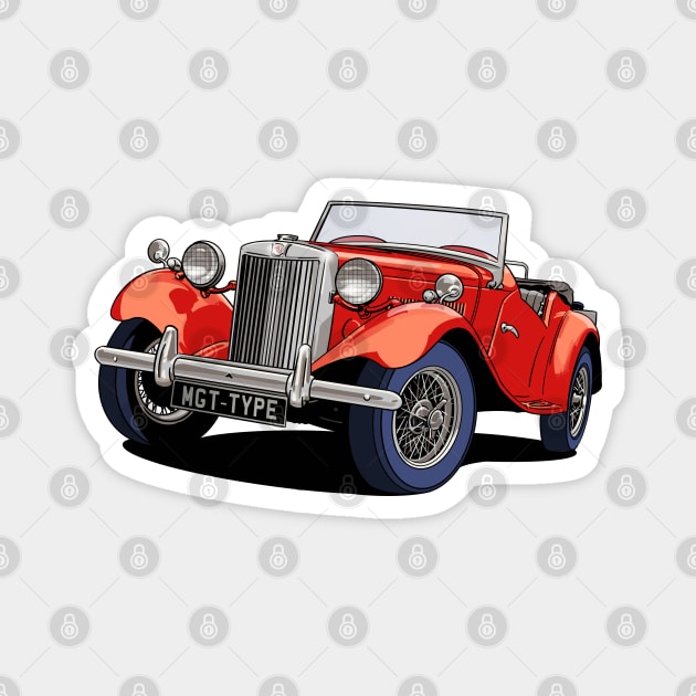 MG T Type in Red Magnet by Webazoot