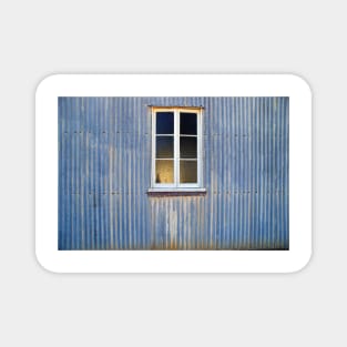 Window in a Corrugated Iron Wall Magnet