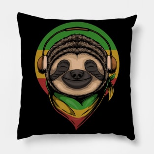 Reggae Sloth Pillow