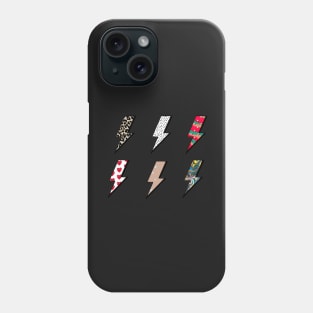 Trendy Lightning Bolts Sticker Pack Phone Case