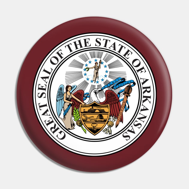 State of Arkansas Pin by Comshop