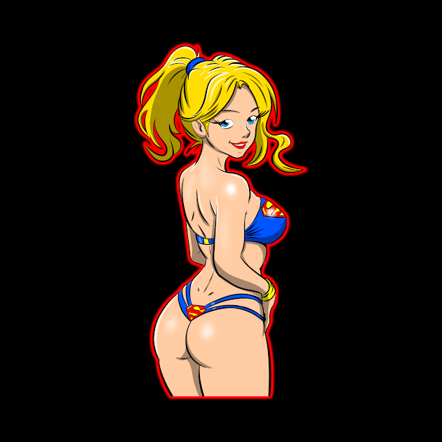 Swimsuit Supergirl by DarkArtsStudios